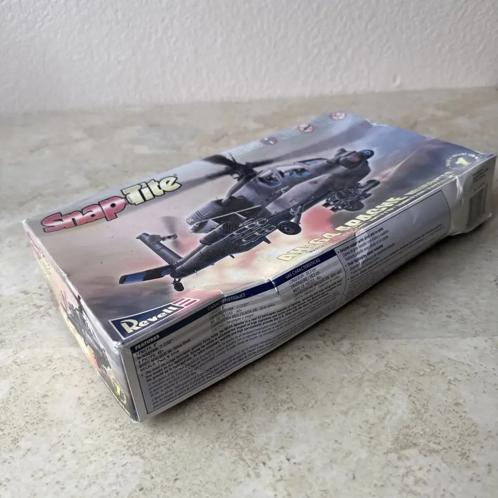 Revell SnapTite AH-64 Apache Helicopter 1:72 Model Kit # 85-1183